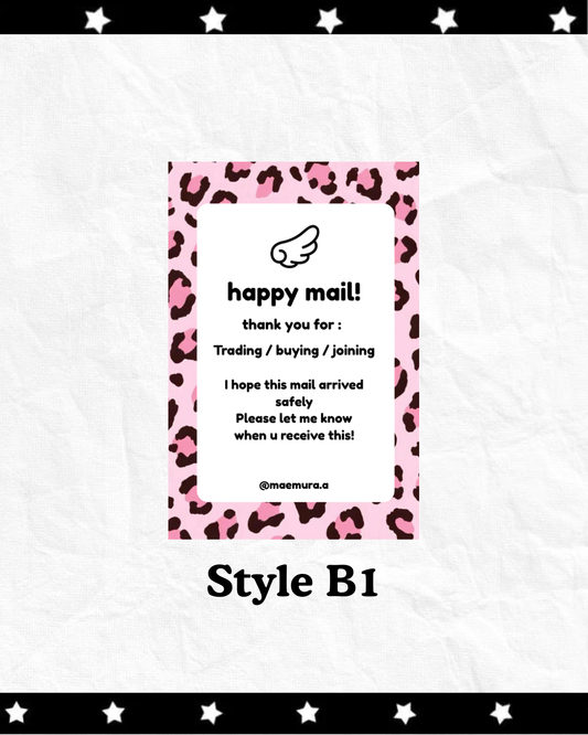 Animal Print Thank you notes