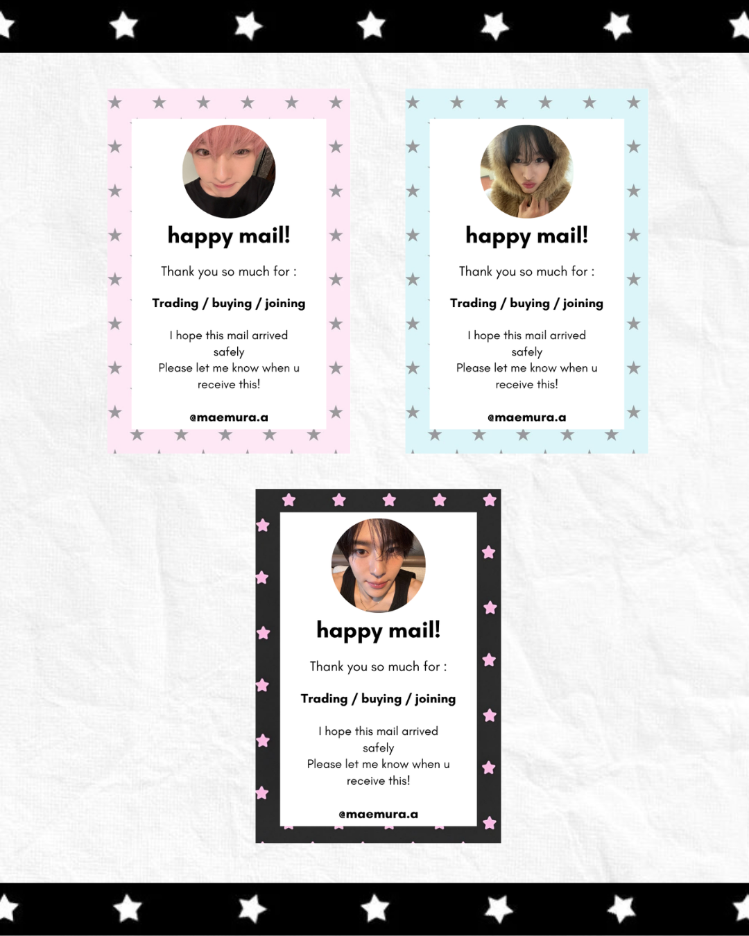 Star Thank You notes