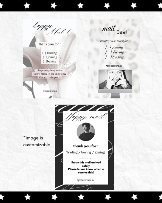 Minimalist Thank you notes