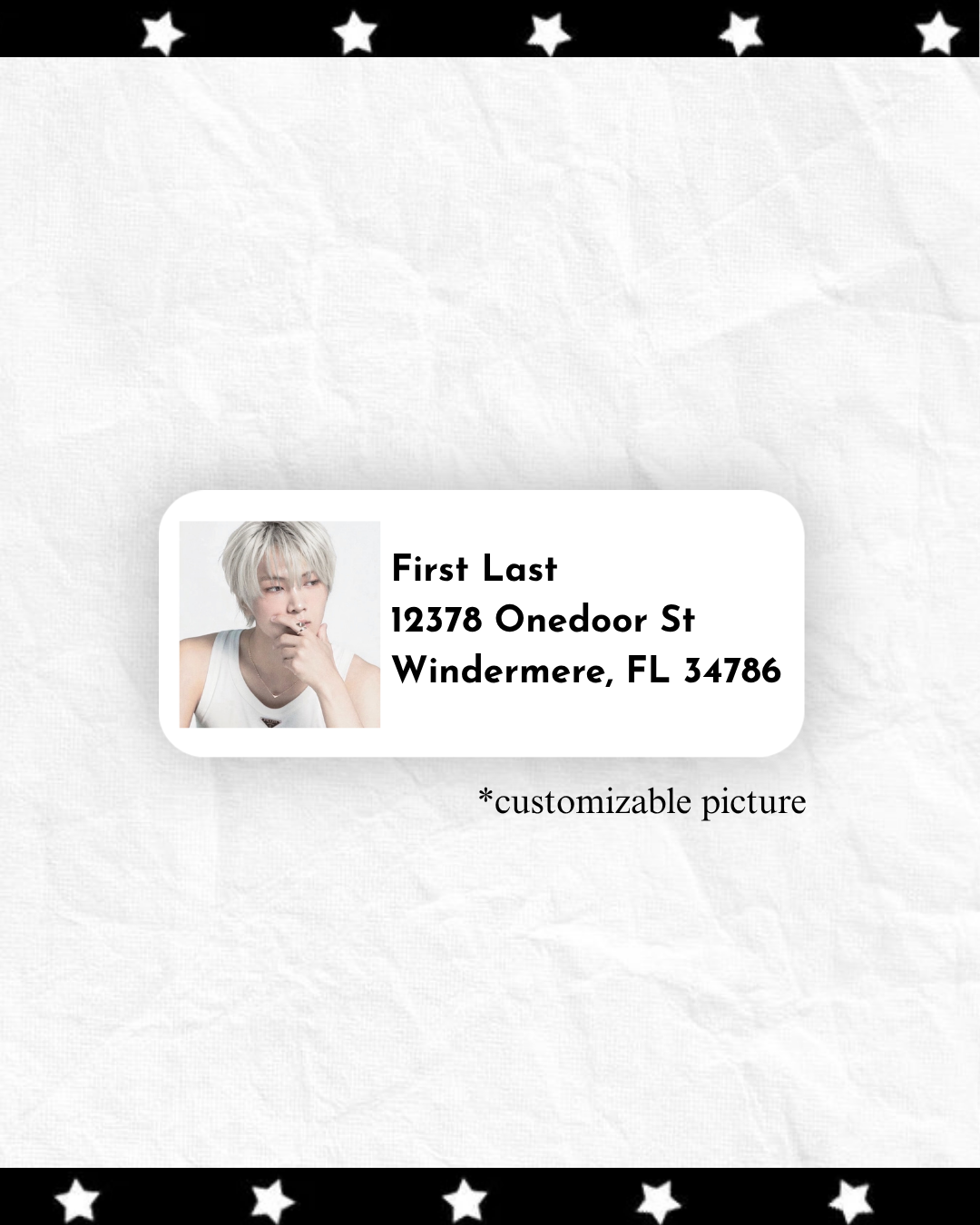Address labels ⊹ ࣪ ˖